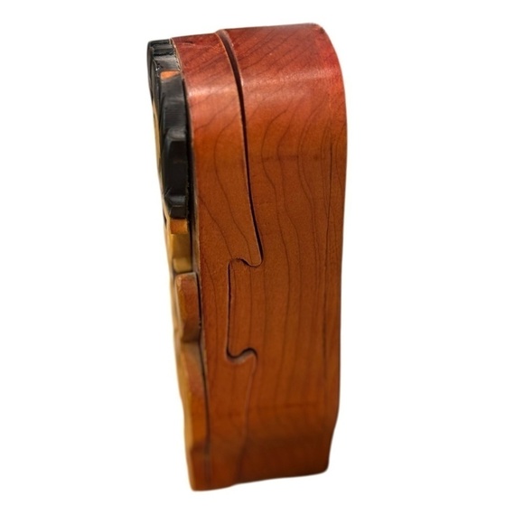 Artisan Betty Boop Wooden Puzzle Box 1990s - Picture 5 of 11